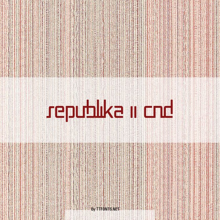 Republika II Cnd example